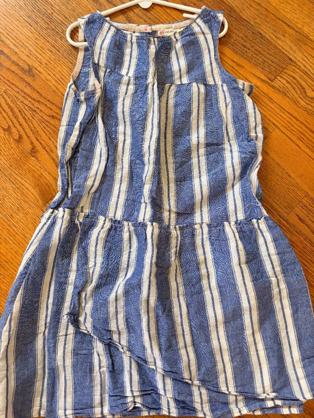 Crewcuts linen tank dress